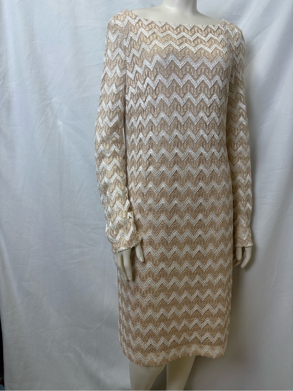 Jessica Howard Chevron Dress Size 14